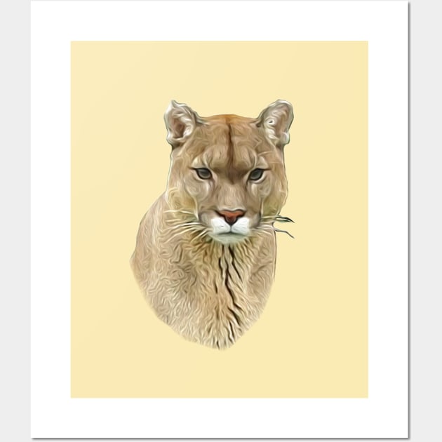 Mountain lion Wall Art by Guardi